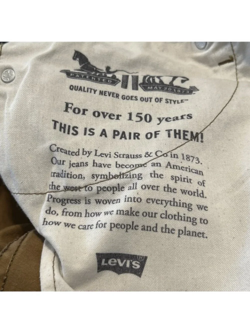 LEVI STRAUSS Men’s 541 Athletic Fit Stretch Cotton Denim Jeans 42x32 Brown 18181